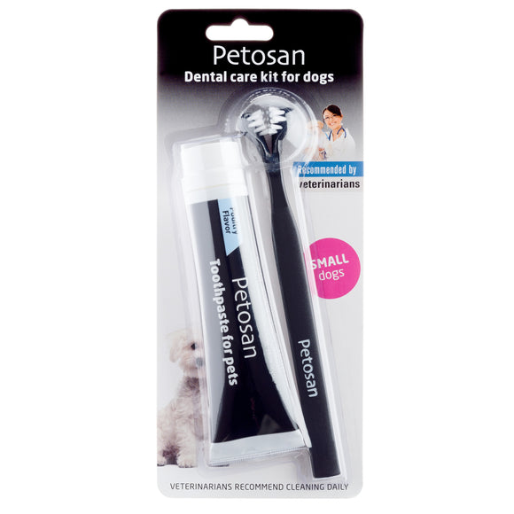 Petosan Tooth Cleaning Kit – Complete Oral Care Set, Small Size, Gentle Bristles
