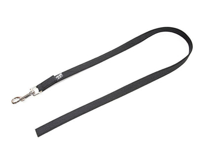 Julius K9 Supergrip Color & Gray Training Leash – Black, No Handle, 100cm x 20mm, Durable Grip