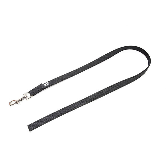Julius K9 Supergrip Color & Gray Training Leash – Black, No Handle, 100cm x 20mm, Durable Grip