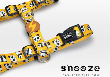 Dashi Snooze Back Harness – Adjustable Guard Harness with Panda Pattern, Extra Small Size