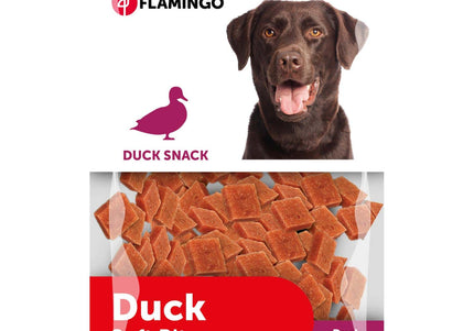 Flamingo Snack Duck Soft Bites 85g – Tender Duck-Flavored Dog Treats, Soft Texture