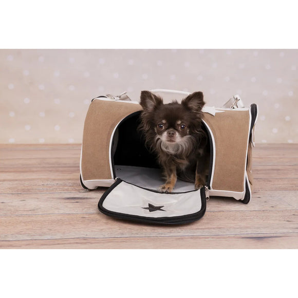 Flamingo Star Pet Carrying Bag – Lightweight Travel Box, 8kg Capacity, 45x31x27cm