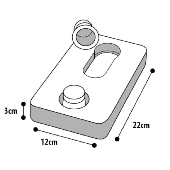 Flamingo Braintrain Gauss Mini Intelligence Toy – Interactive Puzzle, 22x12cm, Durable Design