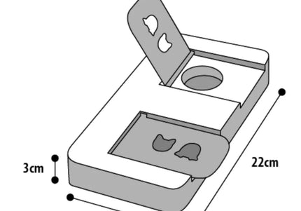 Flamingo Braintrain Riddle Mini Intelligence Toy – Interactive Puzzle, 22x12cm