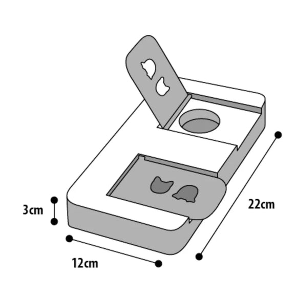 Flamingo Braintrain Riddle Mini Intelligence Toy – Interactive Puzzle, 22x12cm