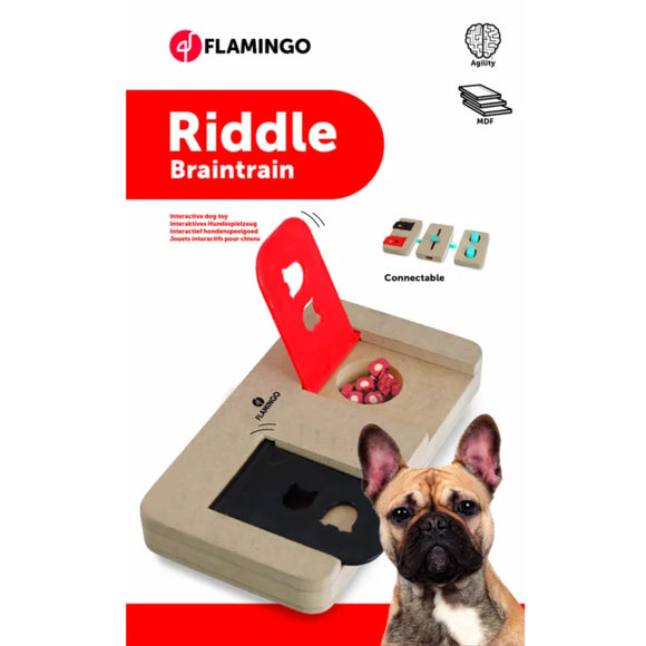 Flamingo Braintrain Riddle Mini Intelligence Toy – Interactive Puzzle, 22x12cm