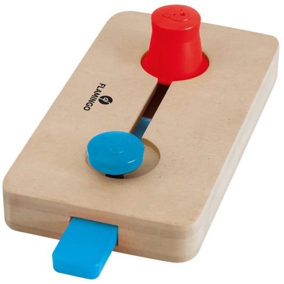 Flamingo Braintrain Wiles Mini Intelligence Toy – Interactive Puzzle, Compact 22x12cm Design