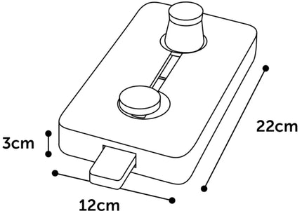 Flamingo Braintrain Wiles Mini Intelligence Toy – Interactive Puzzle, Compact 22x12cm Design