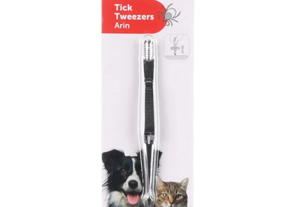 Flamingo Arin Tick Removal Tweezers 16cm – Precision Stainless Steel, Ergonomic Grip