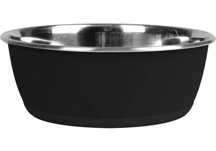 Flamingo Tobias Black Pet Bowl – Small Size with Writable Blackboard Coating, Versatile Design