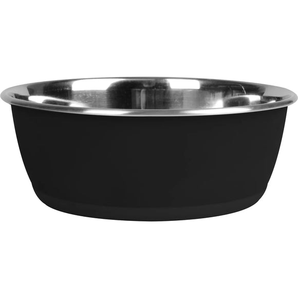 Flamingo Tobias Black Pet Bowl – Small Size with Writable Blackboard Coating, Versatile Design