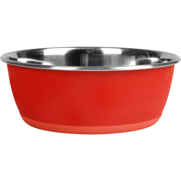 Flamingo Tobias Red Pet Bowl – Large Size with Writable Blackboard Coating, Versatile Design