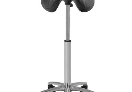 Activ 001B High Saddle Stool – Adjustable Height, Ergonomic Black Design