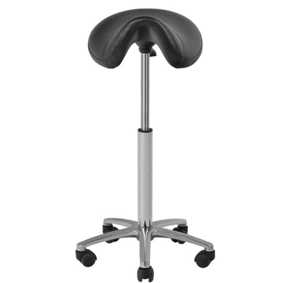 Activ 001B High Saddle Stool – Adjustable Height, Ergonomic Black Design