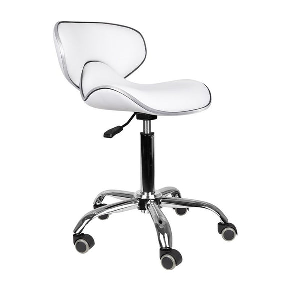 Gabbiano Q 4599 Grooming Chair – Adjustable Height, Supportive Backrest, White Finish