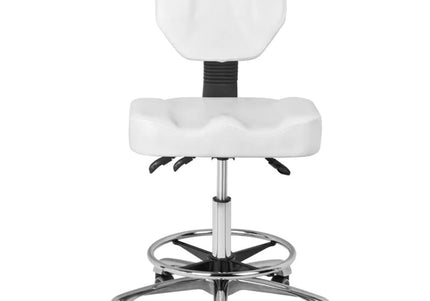 Activ A-4299 Contoured Grooming Chair – Comfortable Rocking Design in White Finish