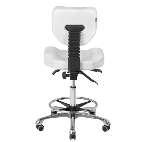 Activ A-4299 Contoured Grooming Chair – Comfortable Rocking Design in White Finish