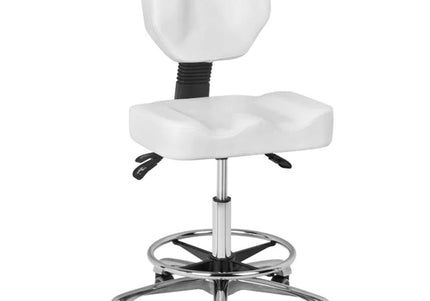 Activ A-4299 Contoured Grooming Chair – Comfortable Rocking Design in White Finish