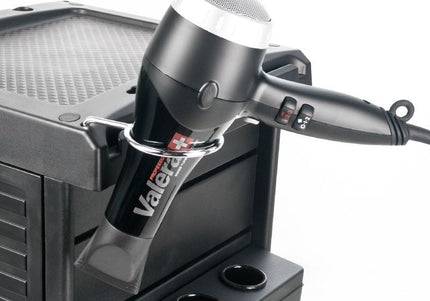 Gabbiano 100C Grooming Salon Cabinet – Lockable Mobile Storage, 15 Compartments, 4 Litter Boxes, Black