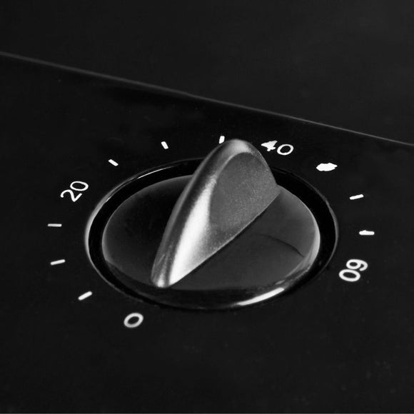 Gabbiano 008 Grooming Assistant – Black Trolley with Timer, 5 Drawers, Metal Handles