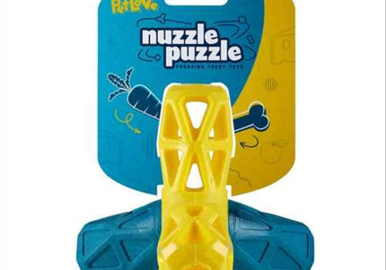 Nuzzle Puzzle Jack 13cm – Bouncing Floating Squeaker Treat Toy, Engaging Play Design