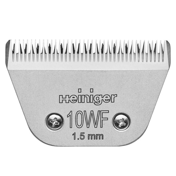 Heiniger Saphir Blade 10WF – Wide Snap-On Clipper Blade, 1.5mm Precision Cut