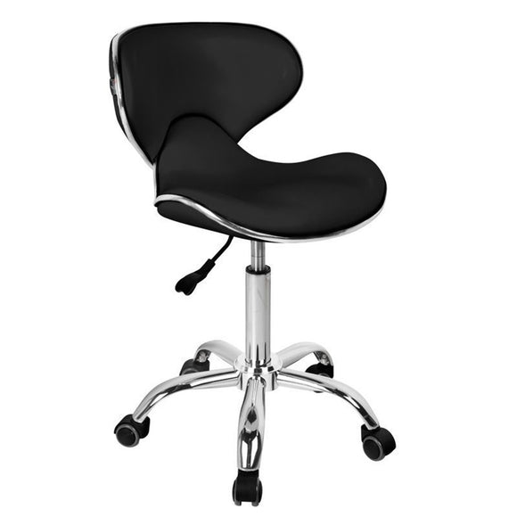 Gabbiano Q 4599 Grooming Chair – Adjustable Black Seat with Supportive Backrest