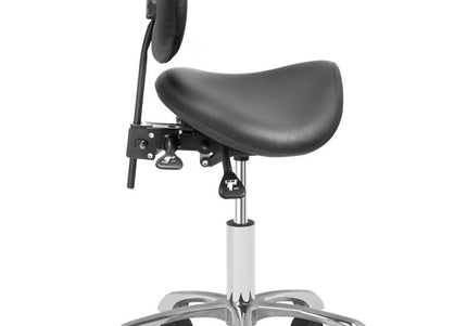 Giovanni Exclusive Grooming Chair – Ergonomic Black Salon Seat with Adjustable Height
