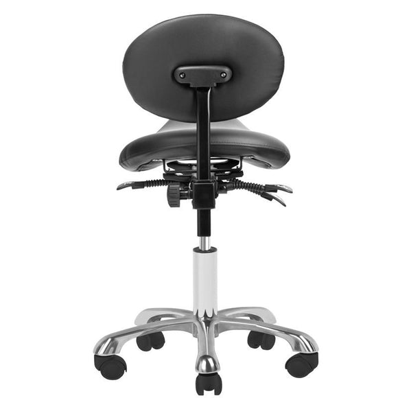 Giovanni Exclusive Grooming Chair – Ergonomic Black Salon Seat with Adjustable Height