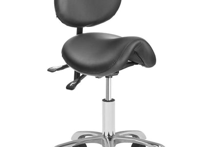 Giovanni Exclusive Grooming Chair – Ergonomic Black Salon Seat with Adjustable Height