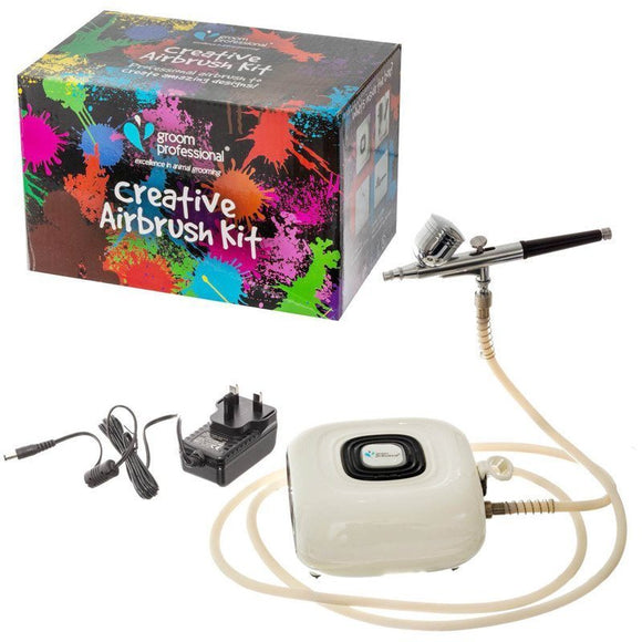 Groom Professional Creative Airbrush Kit – Complete Coloring Set with Precision Nozzle and Easy Control