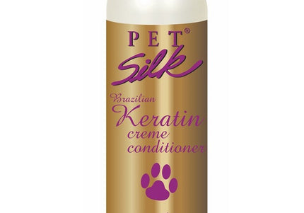 Pet Silk Brazilian Keratin Conditioner – Professional Moisturizing and Smoothing Formula, Concentrated 1:16