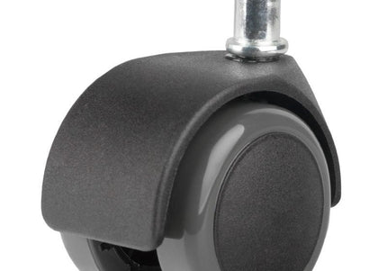 Replacement Wheels Set – Push-Fit Black Casters for Grooming Chair or Stool, 5 Pack