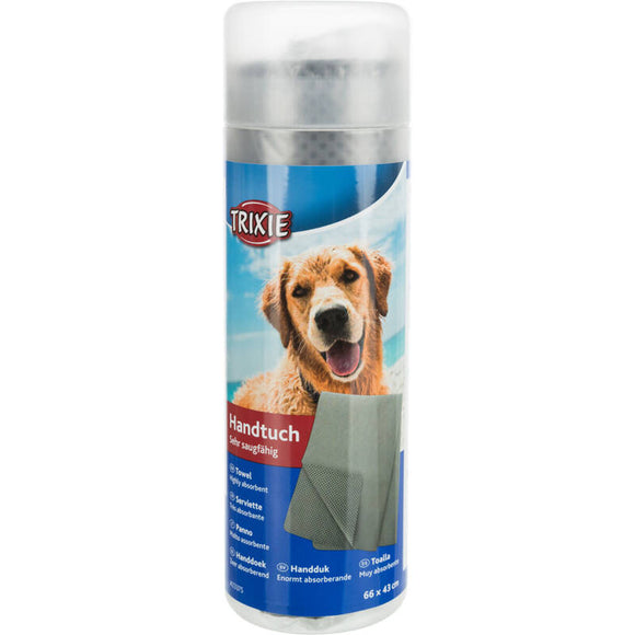 Trixie Cooling Pet Towel – Super Absorbent, Quick-Dry Microfiber, 66 x 43 cm