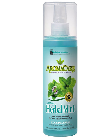 PPP AromaCare Herbal Mint Coat Spray 237ml – Refreshing Formula Eases Combing and Adds Shine