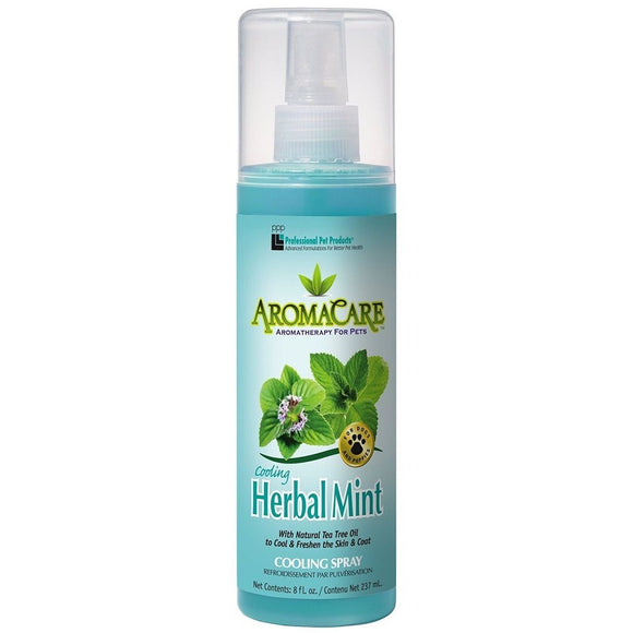 PPP AromaCare Herbal Mint Coat Spray 237ml – Refreshing Formula Eases Combing and Adds Shine