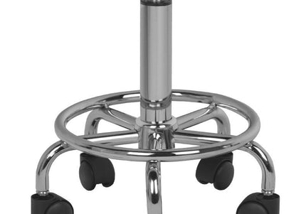 Activ 6001 Black Grooming Stool – Ergonomic Contoured Seat and Backrest, Comfortable Design