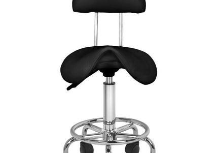 Activ 6001 Black Grooming Stool – Ergonomic Contoured Seat and Backrest, Comfortable Design