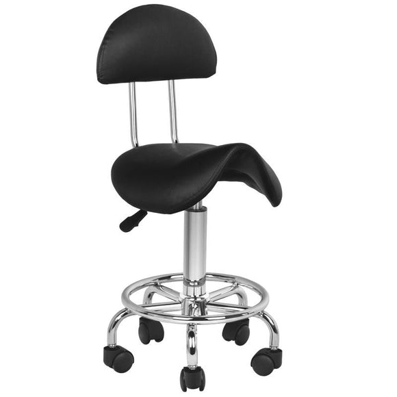 Activ 6001 Black Grooming Stool – Ergonomic Contoured Seat and Backrest, Comfortable Design