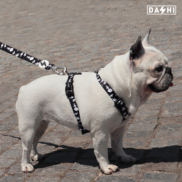 Dashi Astronaut Back Harness – Adjustable Space Pattern Dog Harness, Extra Small Size