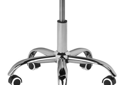 Activ A-007 White Grooming Chair – Adjustable Seat with Comfortable Backrest, Modern Design