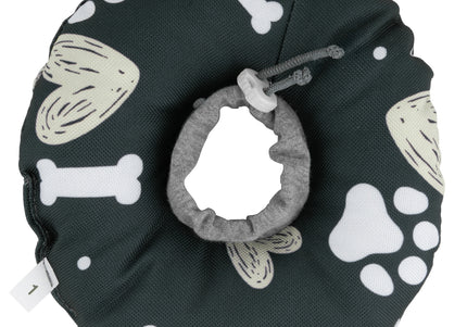 Biglo Soft Recovery Cone Dark Gray – Comfortable Protective Collar, Flexible Design