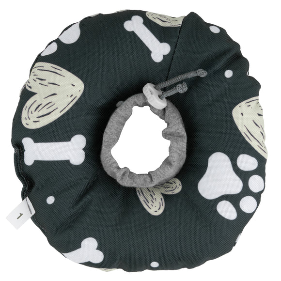 Biglo Soft Recovery Cone Dark Gray – Comfortable Protective Collar, Flexible Design