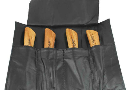 Chris Christensen Leather Stripping Knife Roll – Premium Case Holds Four Trimmers Securely