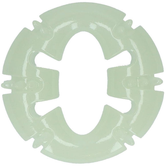 Glow Bite Right Tonight Glowing Fetch Ring – Fluorescent 10cm Dog Toy, Durable Design