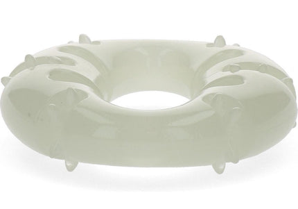 Glow Bite Right Tonight Glowing Fetch Ring – Fluorescent 10cm Dog Toy, Durable Design