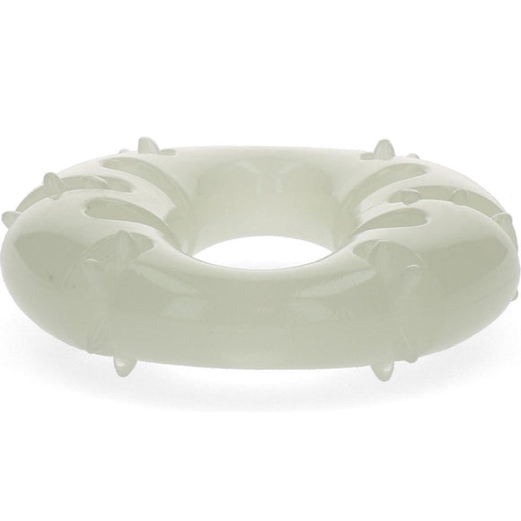 Glow Bite Right Tonight Glowing Fetch Ring – Fluorescent 10cm Dog Toy, Durable Design