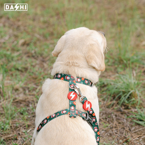 Dashi Noel Back Harness – Christmas Santa Claus Design, Adjustable, Size Small