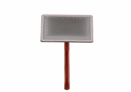 DezynaDog Firm Flat Slicker Brush Large – Wide Paddle, Durable Grooming Tool for Thick Coats