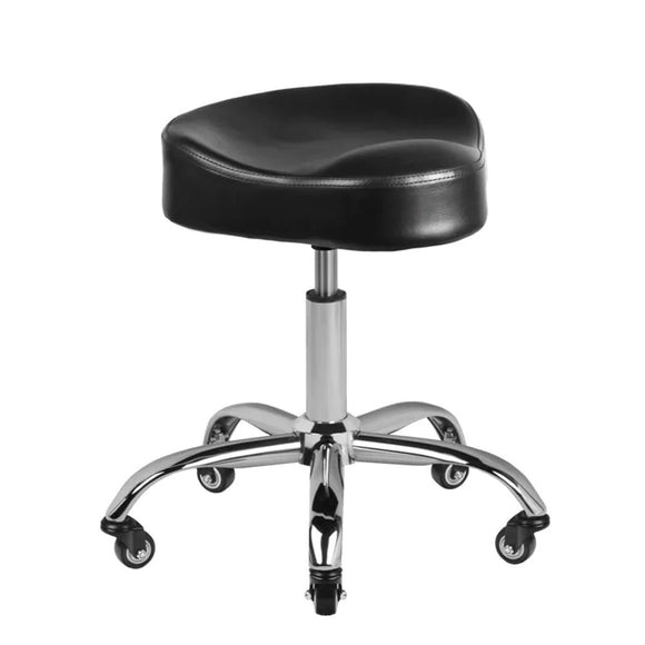Gabbiano A450 Grooming Stool – Ergonomic Contoured Seat, Black Finish